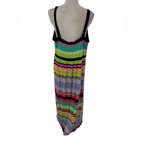 Lane Bryant Colorful Striped Maxi Dress size 18/20 - Picture 4 of 6
